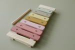 Xilofon din lemn Pink Little Dutch - imagine 6