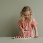 Xilofon din lemn Pink Little Dutch - imagine 7