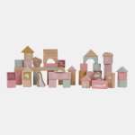 Set de blocuri de construcție din lemn colecția Wild Flowers Little Dutch - imagine 2