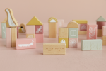 Set de blocuri de construcție din lemn colecția Wild Flowers Little Dutch - imagine 4