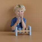 Jucărie din lemn cu ciocan și cilindri Colecția Ocean Little Dutch - imagine 6