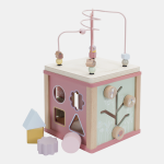 Jucărie din lemn Cub cu activitati colecția Wild Flowers Little Dutch - imagine 8