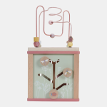 Jucărie din lemn Cub cu activitati colecția Wild Flowers Little Dutch - imagine 9