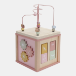 Jucărie din lemn Cub cu activitati colecția Wild Flowers Little Dutch - imagine 10