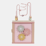 Jucărie din lemn Cub cu activitati colecția Wild Flowers Little Dutch - imagine 11