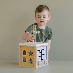 Jucărie din lemn Cub cu activitati colecția Little Goose Little Dutch - imagine 13