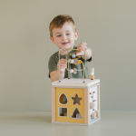 Jucărie din lemn Cub cu activitati colecția Little Goose Little Dutch - imagine 14