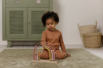 Abac din lemn Curcubeu Pink Little Dutch - imagine 6