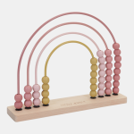 Abac din lemn Curcubeu Pink Little Dutch - imagine 2
