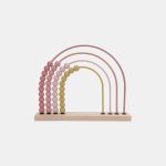 Abac din lemn Curcubeu Pink Little Dutch