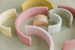 Jucărie din lemn Curcubeu Pink Little Dutch - imagine 10
