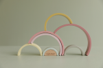 Jucărie din lemn Curcubeu Pink Little Dutch - imagine 19