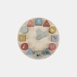 Puzzle 3D din lemn cu ceas - Little Dutch