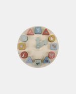 Puzzle 3D din lemn cu ceas - Little Dutch