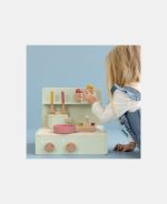Mini bucatarie din lemn - mint - Little Dutch - imagine 3