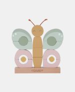 Jucarie de stivuire din lemn in forma de fluture - Little Dutch - imagine 2