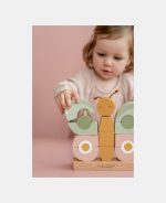 Jucarie de stivuire din lemn in forma de fluture - Little Dutch - imagine 7