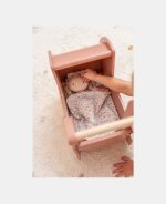 Cărucior vintage din lemn FSC pentru păpuși - Little Dutch - imagine 4