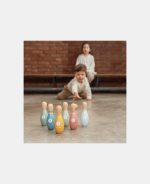 Joc de bowling din lemn FSC - Little Dutch - imagine 3