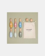 Joc de bowling din lemn FSC - Little Dutch - imagine 5