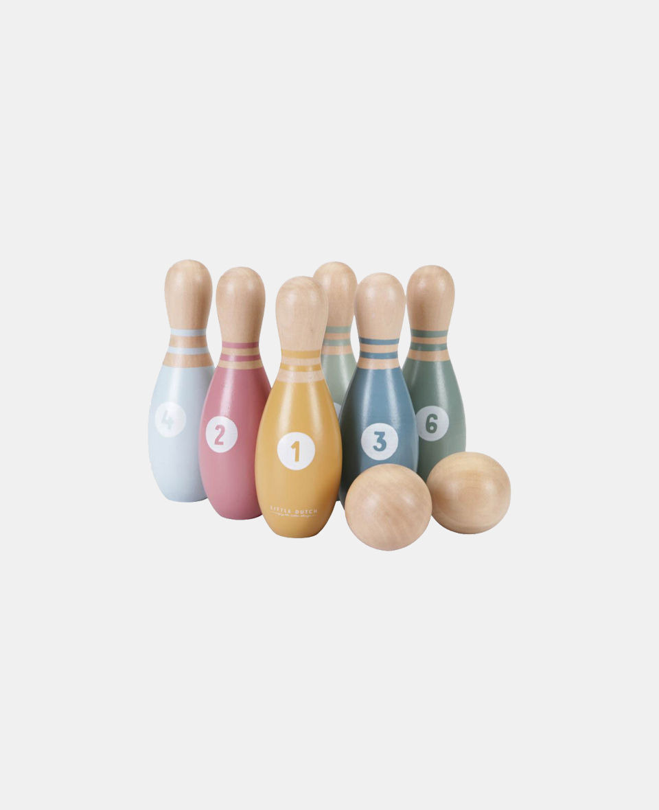 LD7110.jpg Joc de bowling din lemn FSC - Little Dutch - imagine 1