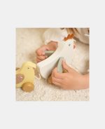 Jucărie din lemn FSC cu roți și șnur pentru tras - Little Farm - Little Dutch - imagine 5