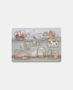 Puzzle din lemn FSC cu sunete - Little Farm - Little Dutch - imagine 2