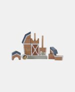 Jucărie din lemn pentru stivuire - Hambar- Little Farm - Little Dutch - imagine 4