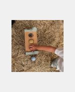 Jucărie din lemn FSC cu cilindri și ciocan - Little Farm - Little Dutch - imagine 5