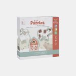 Puzzle 6 în 1 din carton FSC - Little Farm - Little Dutch