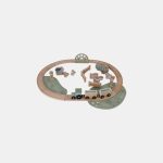 Trenuleț cu șine din lemn și accesorii - Little Farm - Little Dutch