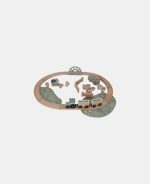 Trenuleț cu șine din lemn și accesorii - Little Farm - Little Dutch