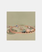 Trenuleț cu șine din lemn și accesorii - Little Farm - Little Dutch - imagine 4