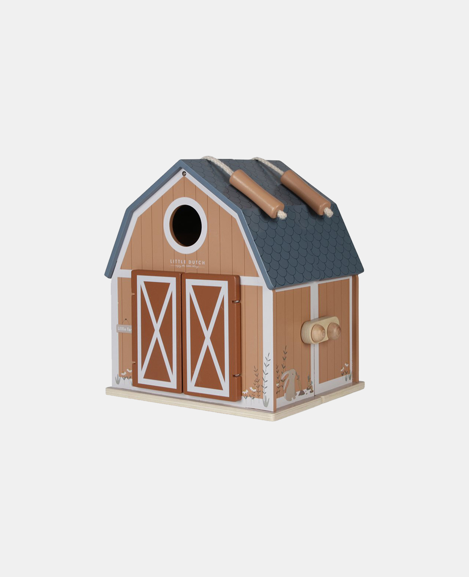 LD7152.jpg Căsută de păpuși portabilă din lemn FSC - Hambar - Little Farm - Little Dutch - imagine 1