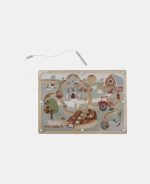 Labirint magnetic din lemn FSC - Little Farm - Little Dutch - imagine 2