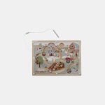 Labirint magnetic din lemn FSC - Little Farm - Little Dutch