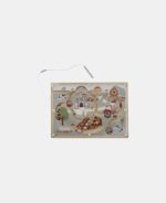 Labirint magnetic din lemn FSC - Little Farm - Little Dutch