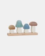 Jucărie din lemn FSC pentru stivuire - Ciupercuțe - Forest Friends - Little Dutch - imagine 3