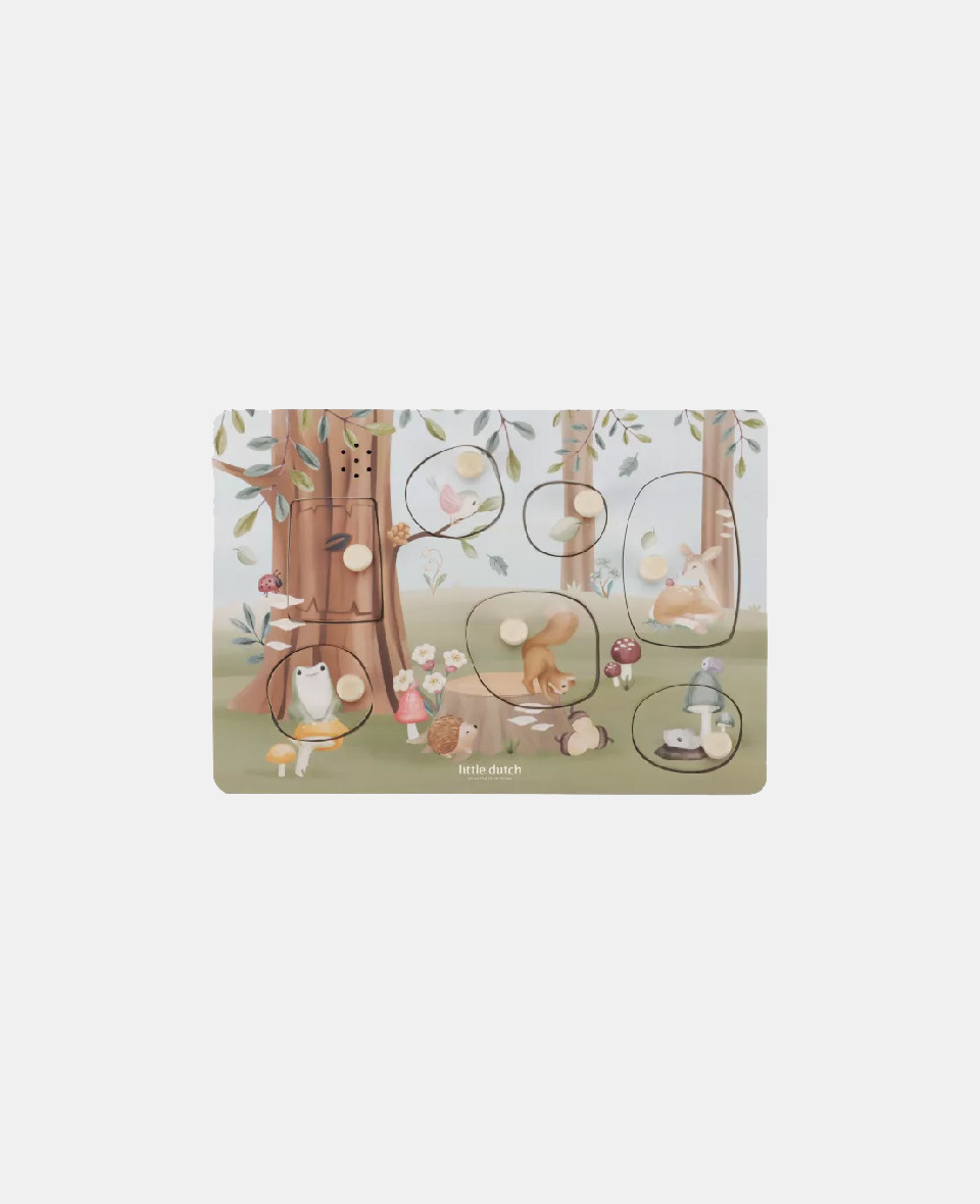 LD7240.jpg Puzzle din lemn FSC cu sunete - Forest Friends - Little Dutch - imagine 1