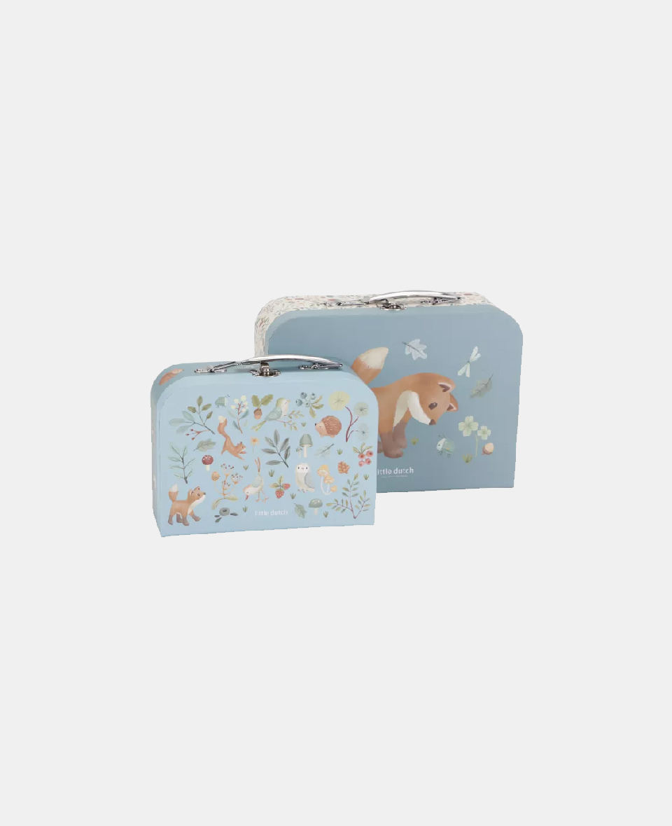 LD7244.jpg Valiză decorativă - set 2 bucăți - Forest Friends - Little Dutch - imagine 1