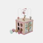 Jucărie din lemn FSC-Cub cu activități- Fairy Garden