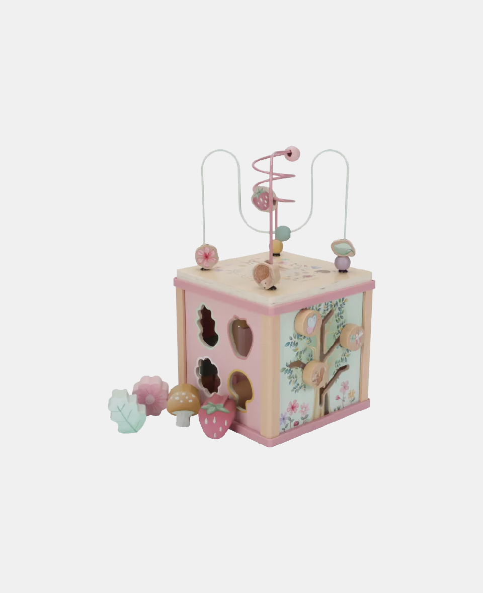 LD7331.jpg Jucărie din lemn FSC-Cub cu activități- Fairy Garden - imagine 1