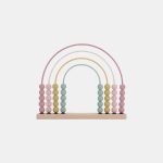 Abac din lemn Curcubeu- Roz- Fairy Garden-Little Dutch