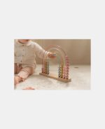 Abac din lemn Curcubeu- Roz- Fairy Garden-Little Dutch - imagine 3