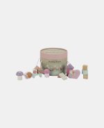 Cuburi de construcție din lemn FSC- Fairy Garden- Little Dutch - imagine 3