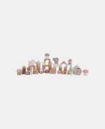 Cuburi de construcție din lemn FSC- Fairy Garden- Little Dutch - imagine 4