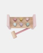 Jucărie din lemn FSC cu cilindri și ciocan-Fairy Garden- Little Dutch - imagine 4