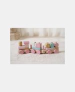 Trenuleț din lemn FSC pentru stivuire- Fairy Garden- Little Dutch - imagine 4