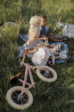 Bicicleta de echilibru Little Dutch roz mat - imagine 5
