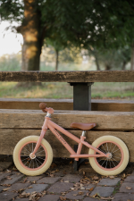 Bicicleta de echilibru Little Dutch roz mat - imagine 6